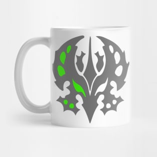 Phoenix bird face artwork Mug